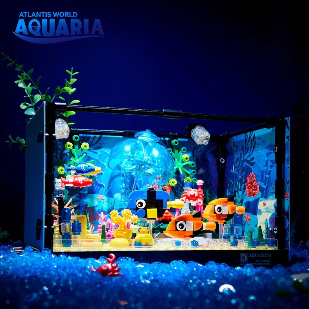 Marine Aquarium - 아이디어 시리즈 수족관 해양 동물 조립