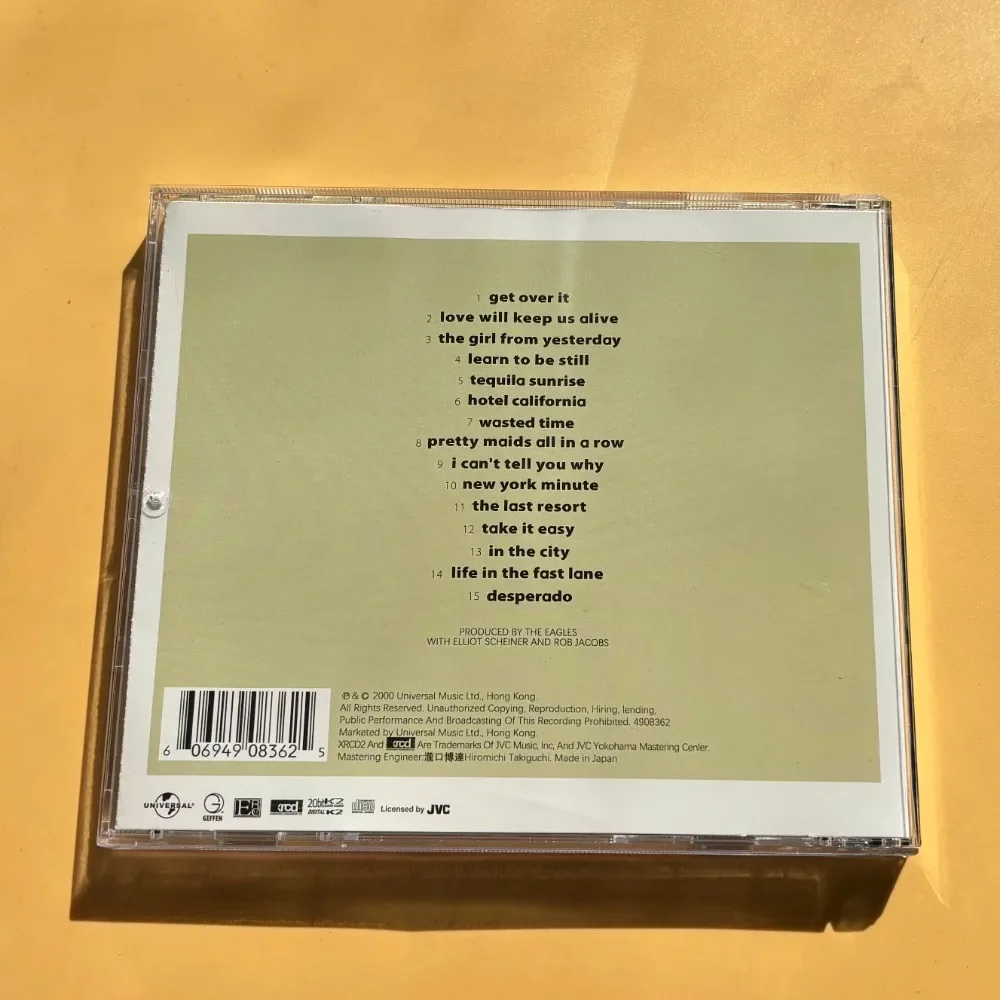 Live Rock - 이글스, 헬 프리즈 오버 CD, 오디오