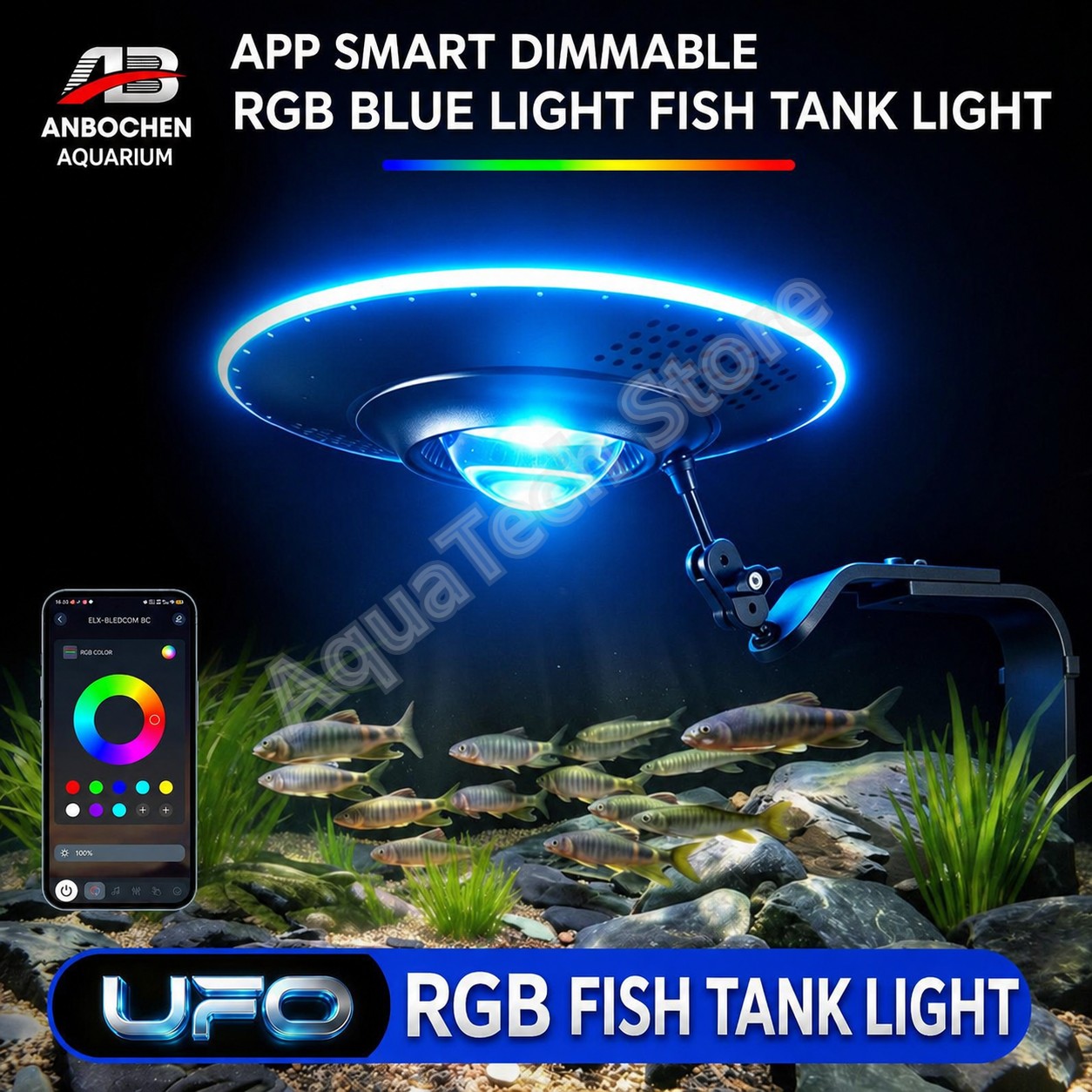 Reef Lighting - 안보첸 UFO RGB LED 수족관 조명