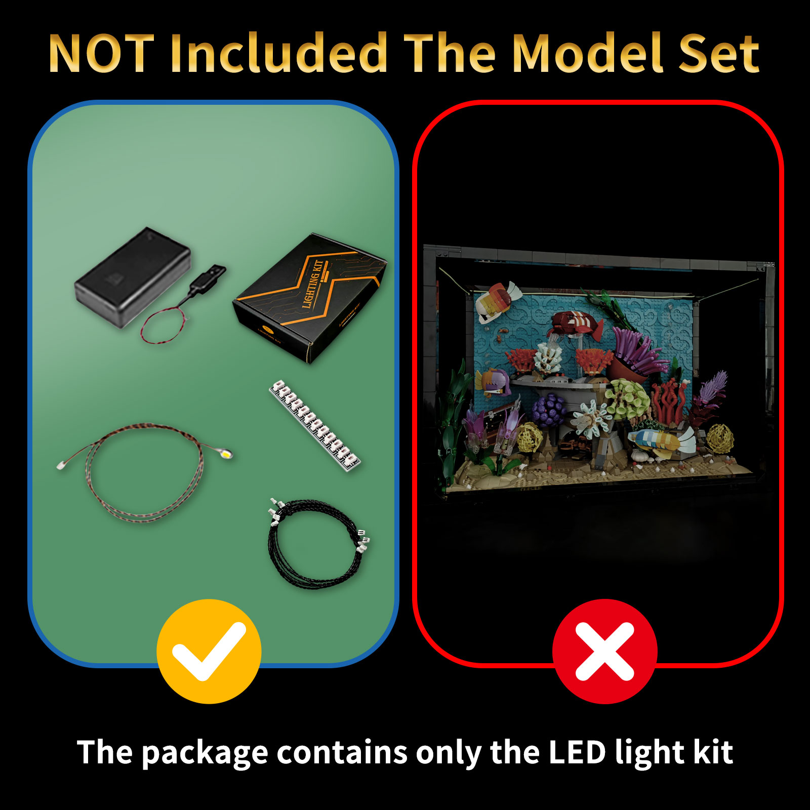 LYBMTWF LED 조명 키트, 레고 10366 열대 - Aquarium Marine Lights 리뷰 및 가격
