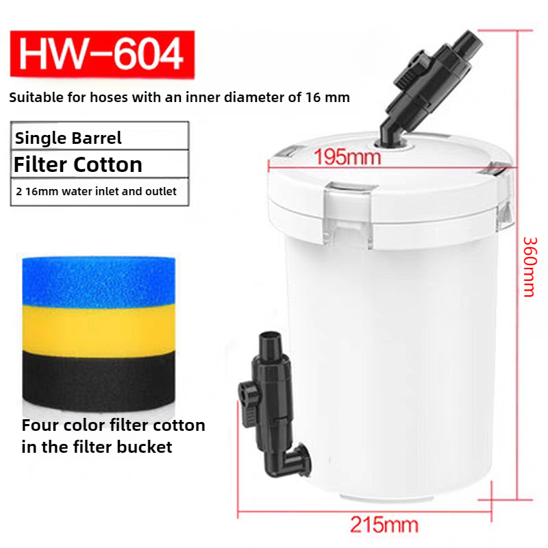 HW-604 수족관 필터 버킷 어항용 저소음 외부 캐니 - Reef Tank Filter 리뷰 및 가격