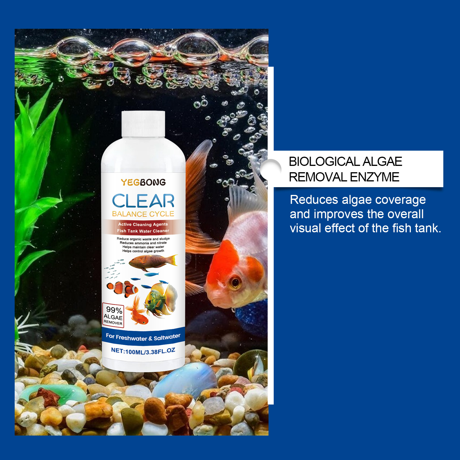 수족관 물 정화기 100ml 담수 바닷물 물고기 탱크  - Saltwater Tank 리뷰 및 가격