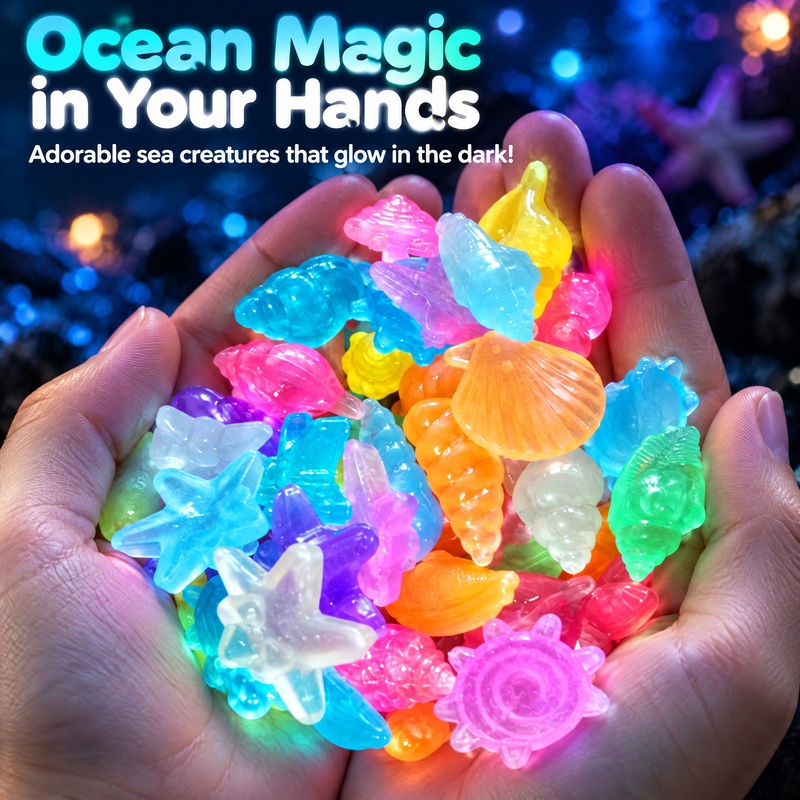 50~100개입: 형광 물고기, 빛나는 조개껍데기, 불 - Ocean Aquarium 리뷰 및 가격