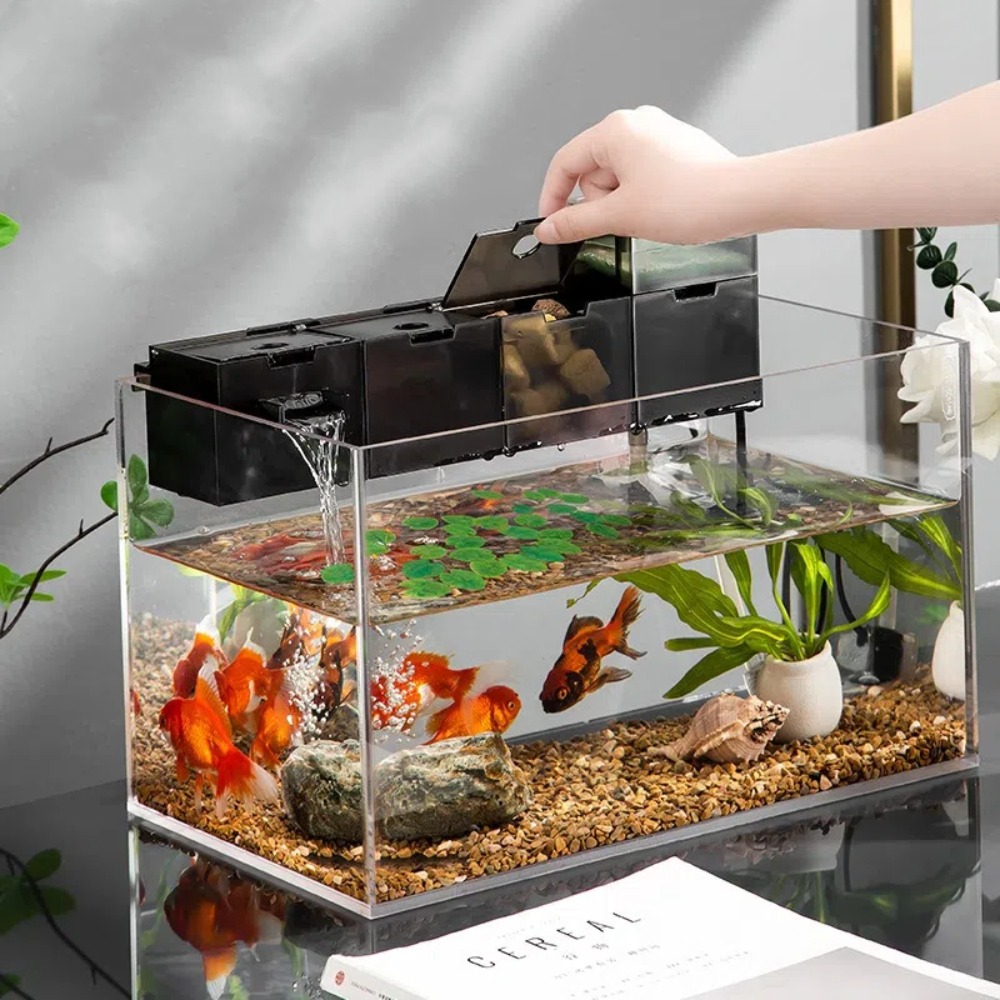 3-in-1 외부 수족관 필터 플라스틱 무소음 어항 필 - Reef Tank Filter 리뷰 및 가격