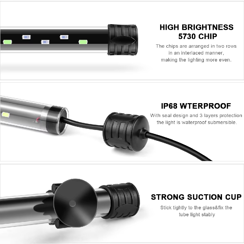 220V 스트립형 수족관 조명, LED 방수 어항 조명 - Aquarium Marine Lights 리뷰 및 가격